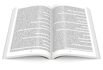 Book manuscript format text only